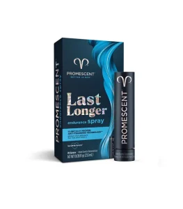 Promescent Delay Spray box and 20-spray bottle