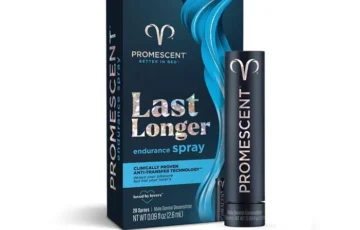 Promescent Delay Spray box and 20-spray bottle