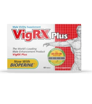 VigRX Plus male virility supplement box with 60 tablets