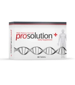 ProSolution Plus male potency daily supplement box with 60 tablets