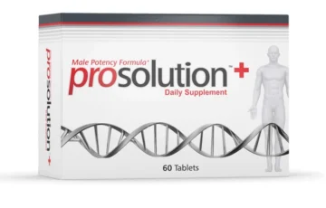 ProSolution Plus male potency daily supplement box with 60 tablets