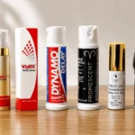 Comparison of original delay sprays in Bangladesh including Promescent, Stud 100, K-Y Duration, Dynamo, and VigRX.