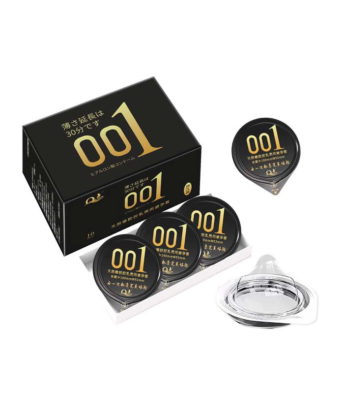 001 Q Point Jelly Condom Disposable Delay Condom