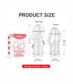 3-Inch Reusable Delay Cap Sleeve – Enjoy greater confidence and better control. - Image 3